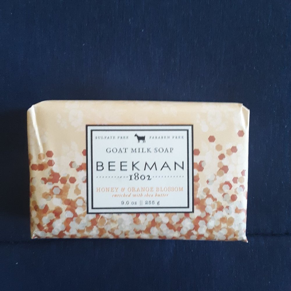 Beekman 1802 Goat Milk Soap: Honey & Orange Blossom 9 oz. Bar NEW!!!